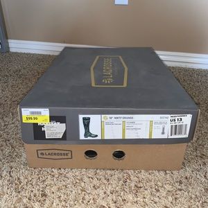 Mens grange camo rubber boot size 13